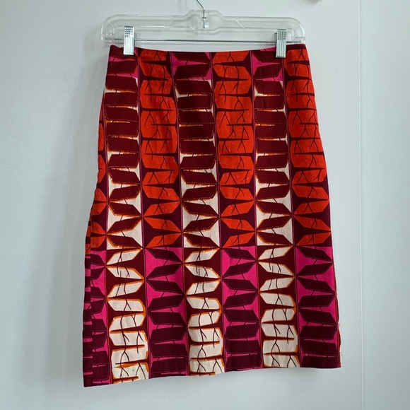 Anthropologie dutch wax skirt size 4 - Picture 2 of 5